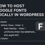 Sebaf-IT Loading Google Fonts locally