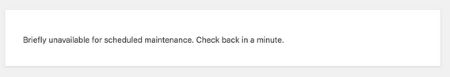 Sebaf-IT WordPress Briefly-Unavailable