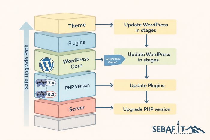 Sebaf-IT Triangle Upgrade Path (ISO Stack)