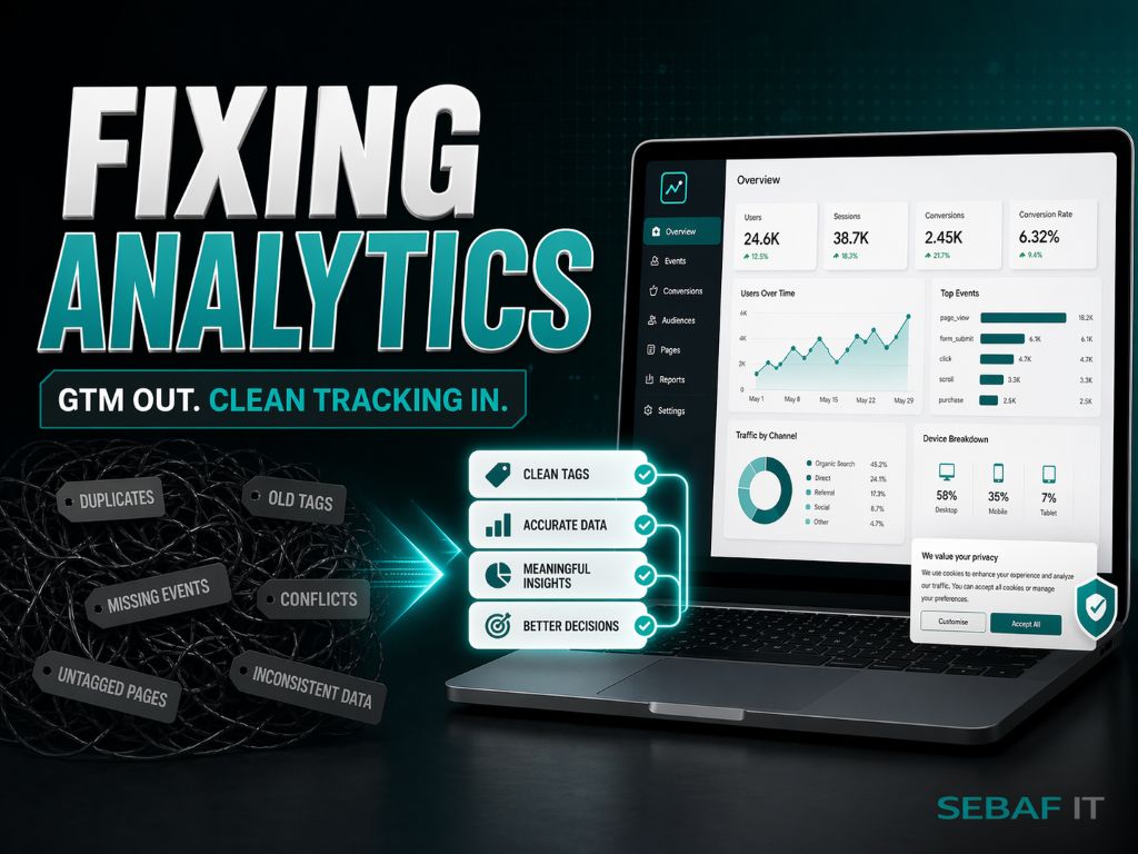 SEBAF IT Fixing Google-Analytics on WordPress